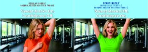 nvisible Sweat Fabric/Sweat Marks Hidden Fabric/Sweat Concealing fabric