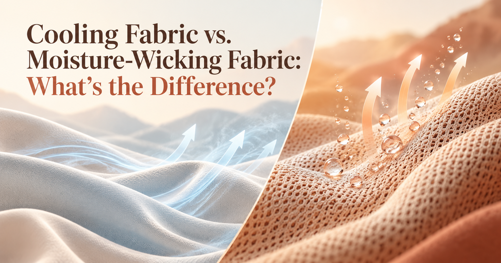 Cooling Fabric vs. Moisture-Wicking Fabric：What's the Difference?